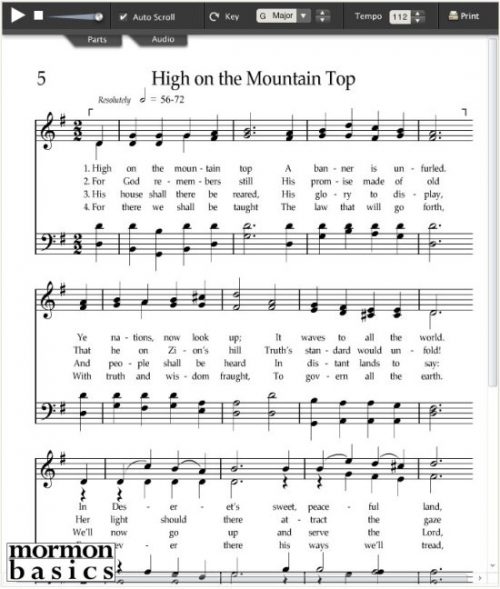 Lds hymn numbers